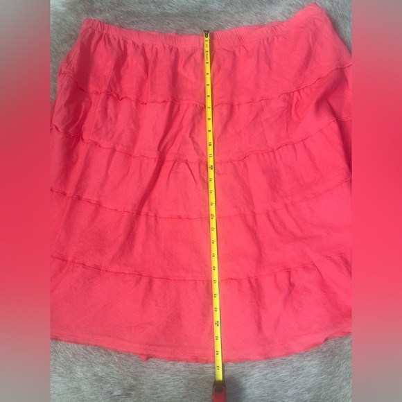 SOFT SURROUNDINGS LINEN A-LINE SKIRT - Picture 6 of 7